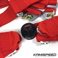 HPI 4-Point FIA-Approved Red Racing Safety Harness