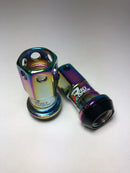 Project Kics R40 iConix Neo Chrome 12x1.50 Lugs w. Locks (No Cap/ Black Seat)