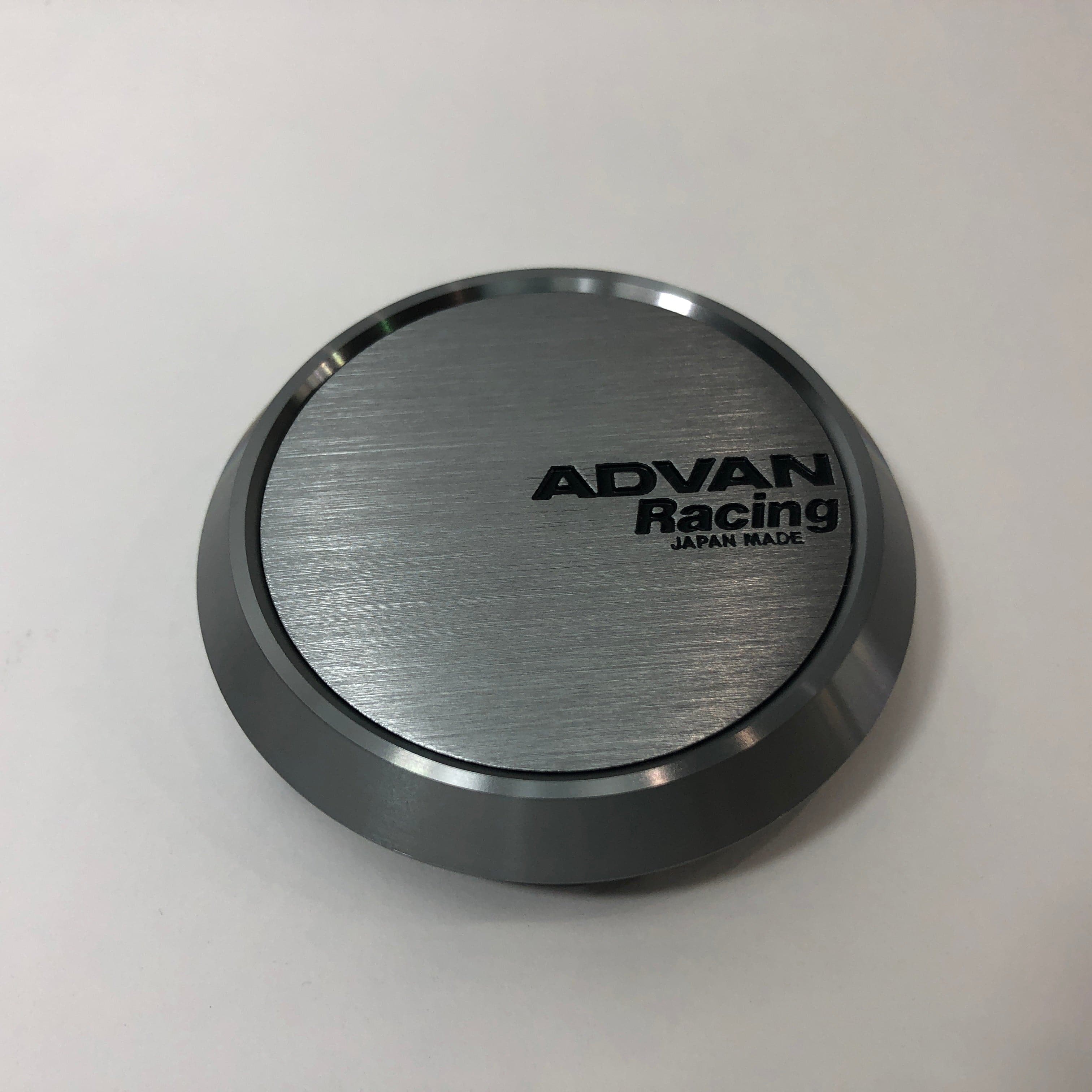 Advan Racing Center Cap - 63 Flat Hyper Black