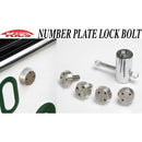 Kics License Plate Lock Bolts Set