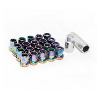 Kics R26 12X1.50 Lug Nuts 16regular+4lock (Black Chrome)