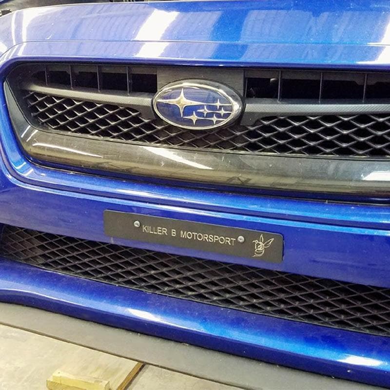 Killer B MotorSport Front License Plate Delete - 11-14 WRX STI & 15+ WRX STI