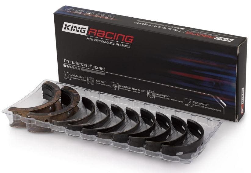 King STDX Crank Main Bearing Set .001in (extra oil clearance)  | Subaru EJ20/EJ22/EJ25