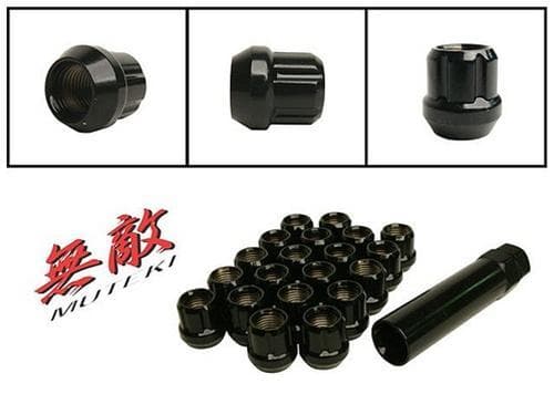 Muteki Lug Nuts Open Deep Black