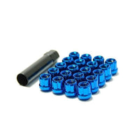 Muteki Short Open Ended 12X1.25 Lug Nuts Open Electric Blue