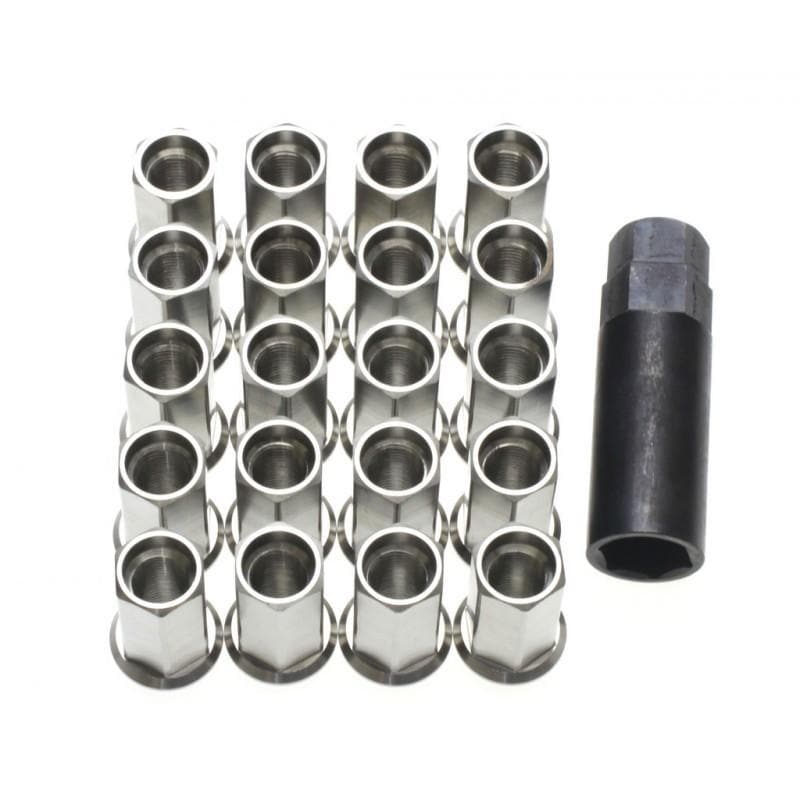 Muteki SR45 Ti 45mm Open End Titanium Lug Nuts - 12x1.25