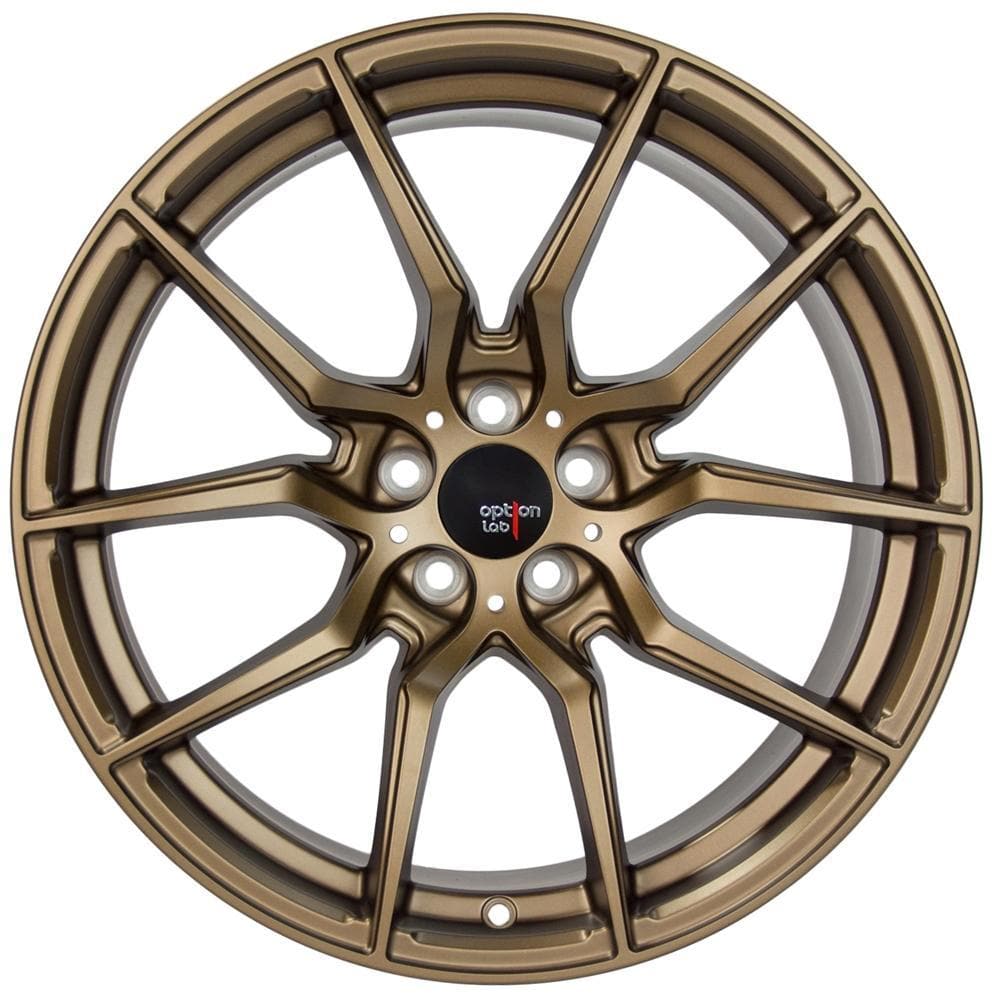 Option Lab Formula Bronze R716 | 18x9.5 +22 5x114.3 | 2004-2016 Mitsubishi Evolution 8, 9, 10