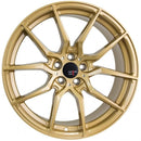 Option Lab R716 18x8.5" +35 5x114.3 in Top Secret Gold Wheel