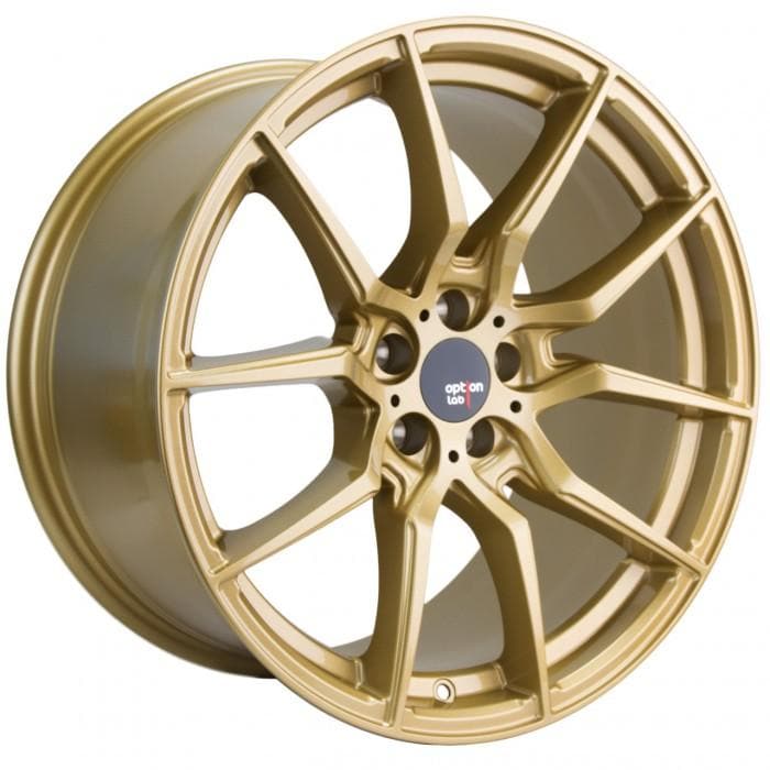 Option Lab R716 18x8.5" +35 5x114.3 in Top Secret Gold Wheel