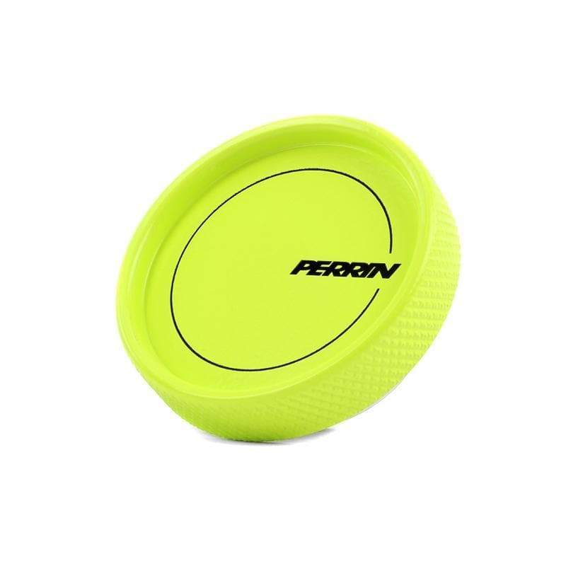 Perrin Oil Cap Highlighter Yellow - 2018+ Subaru WRX STi