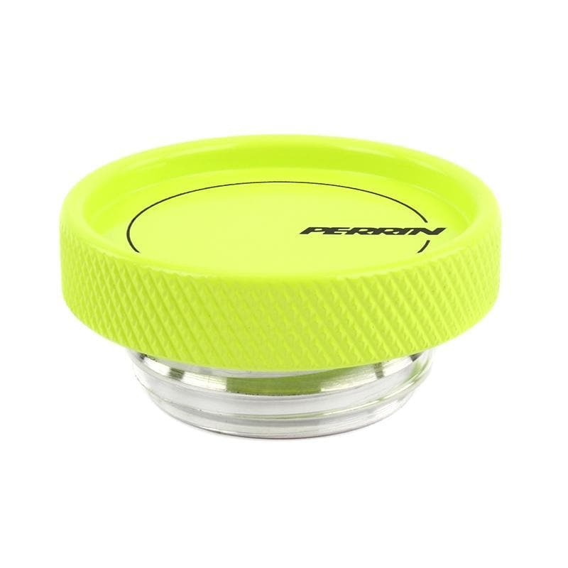 Perrin Oil Cap Highlighter Yellow - 2018+ Subaru WRX STi