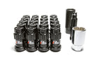 Kics R40 iCONIX Lug Nuts - Black Caps