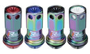 Kics R40 iCONIX Lug Nuts - Black Caps