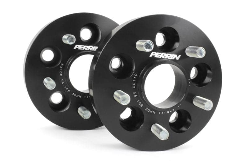 Perrin Subaru 5x100 30mm Wheel Spacers (One Pair) (perPSP-WHL-031BK)