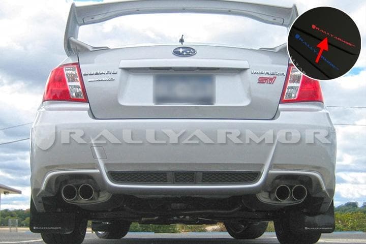 Rally Armor Mud Flap Red Logo - STI & WRX 11-14