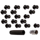 Rays 17HEX Lug Nuts + Locks - Black - 12x1.25