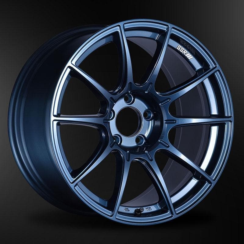 SSR GTX01 19x9.5” +38 5x120 Wheel - Blue Gunmetal