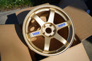 Volk Racing TE37 OG Wheel in 18x10" +41 5x120 in Gold for Civic Type R