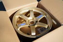 Volk Racing TE37 OG Wheel in 18x10" +41 5x120 in Gold for Civic Type R