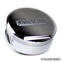 Tomei Japan Oil Filler Cap in Buff Silver for Mitsubishi