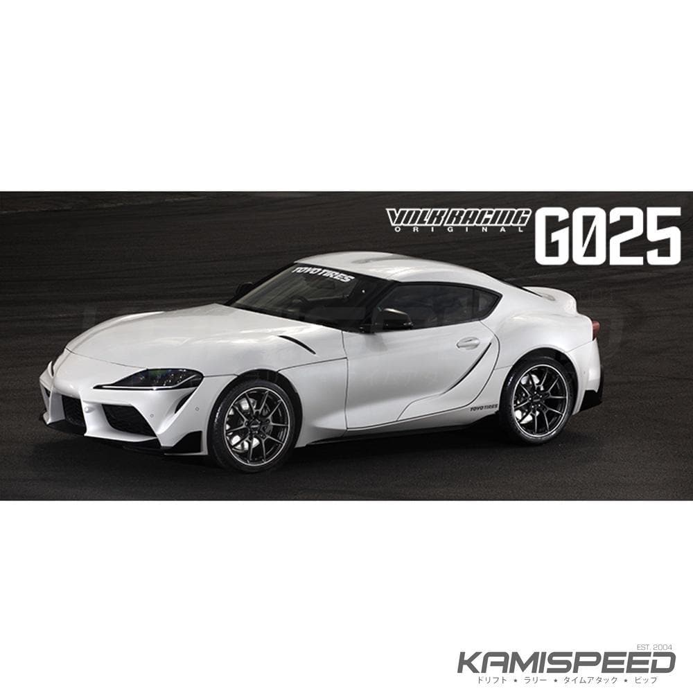 Volk Racing G025 19x9 +27 5x112 (2020+ Toyota Supra Front Fitment)