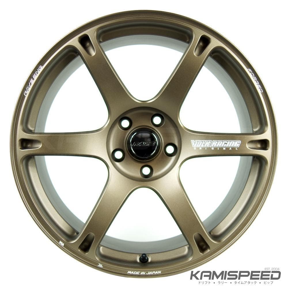 Volk Racing TE037 6061 18x9.5" +43 5x100 Blast Bronze