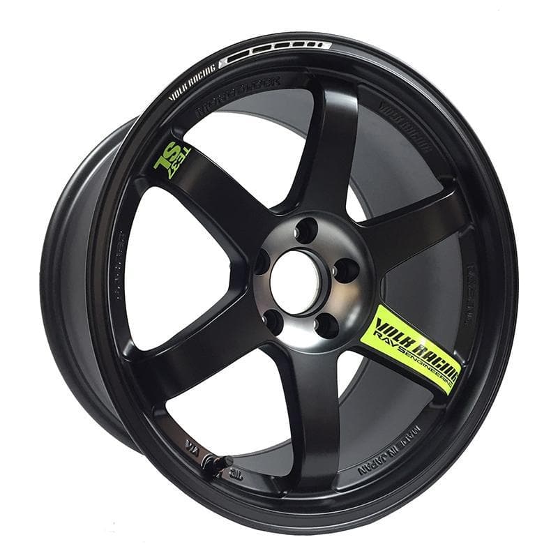 Volk Racing TE37 SL Black Edition II - 18x9.5 +41 5x100 - Pressed Black Rim REDOT