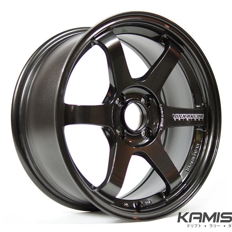 Volk Racing TE37 Sonic - 16x7 +25 4x100 - Diamond Dark Gunmetal