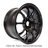 Volk Racing ZE40 Diamond Dark Gunmetal - 17x9.5 +40 - S2000 Spec