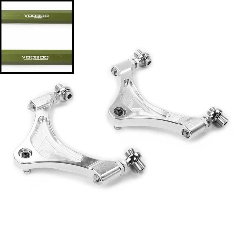 Voodoo13 Front Upper Control Arm in Green - 07-08 G35 Sedan, 09+ Nissan 370Z, 08-13 Infiniti G37, & 14-15 Infiniti Q60