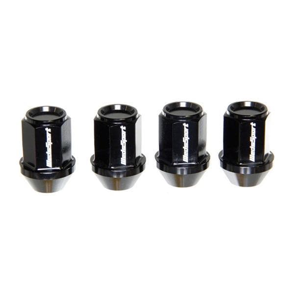 WedsSport Racing 4-Pack Black Lug Nuts - 12x1.25