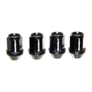 WedsSport Racing 4-Pack Black Lug Nuts 12x1.50