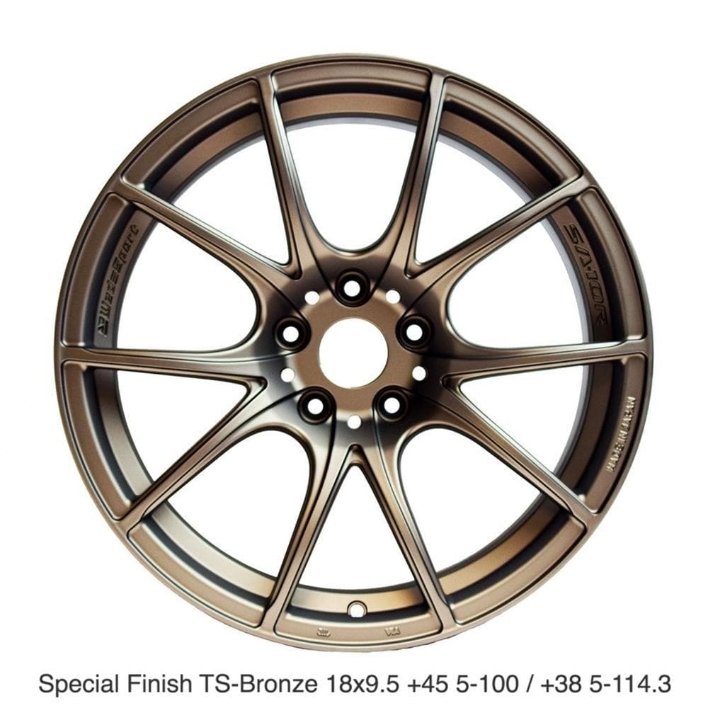 WedsSport SA-10R 18x9.5 +45 5-100 TS-Bronze - Subaru / Toyota Spec