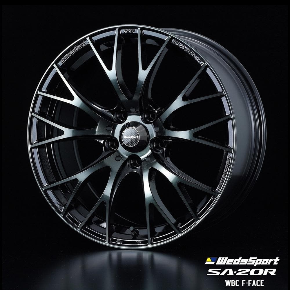 WedsSport SA-20R Wheel in 18x9.5 +45 5x100 WBC Finish