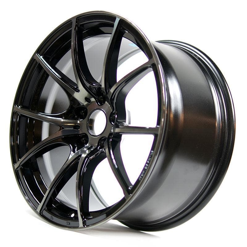 WedsSport SA10R 18x9.5 +38 5x114.3 | Zebra Black Finish (ZBB) | R Concave