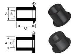 Whiteline Front Radius/Strut Rod - to Chassis Bushing - G35 07, 350Z Z33 03-09 & Skyline 03-07